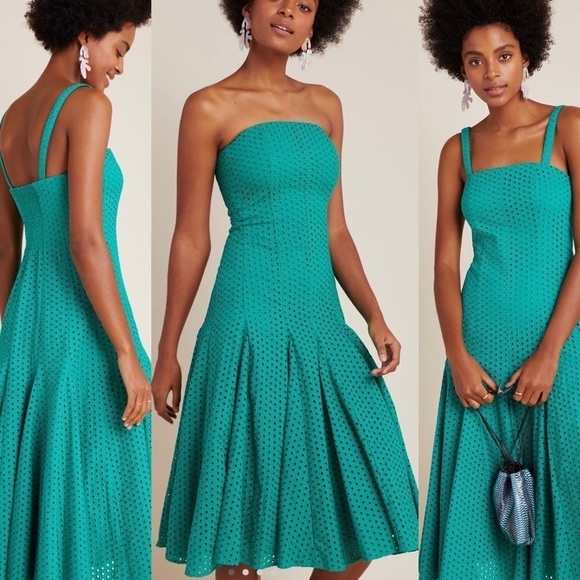 Eyelet midi with removal straps